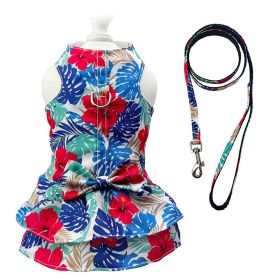 Hawaiian Harness Dress with Matching Leash (size: S)